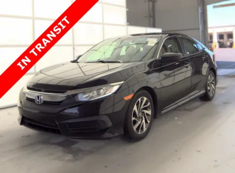Black 2017 Honda Civic Sedan EX for sale in Alvin, TX