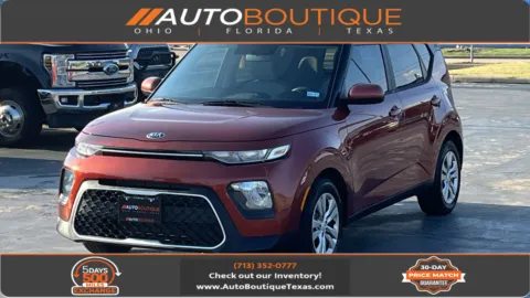 Orange 2021 Kia Soul LX for sale in Alvin, TX