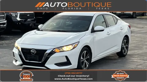 White 2023 Nissan Sentra SV for sale in Alvin, TX