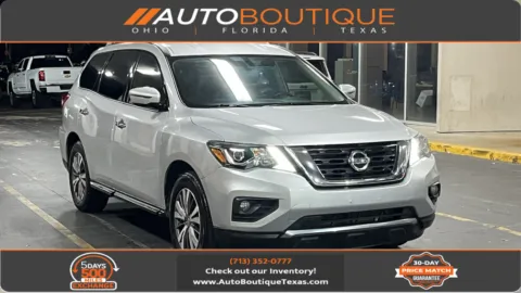 Silver 2019 Nissan Pathfinder SV for sale in Alvin, TX