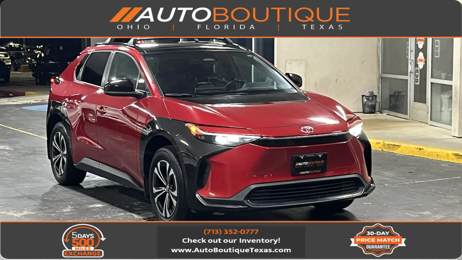 Red 2024 Toyota bZ4X XLE for sale in Alvin, TX
