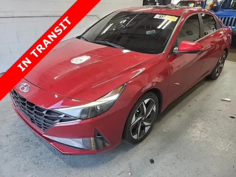 Red 2022 Hyundai Elantra Limited for sale in Alvin, TX