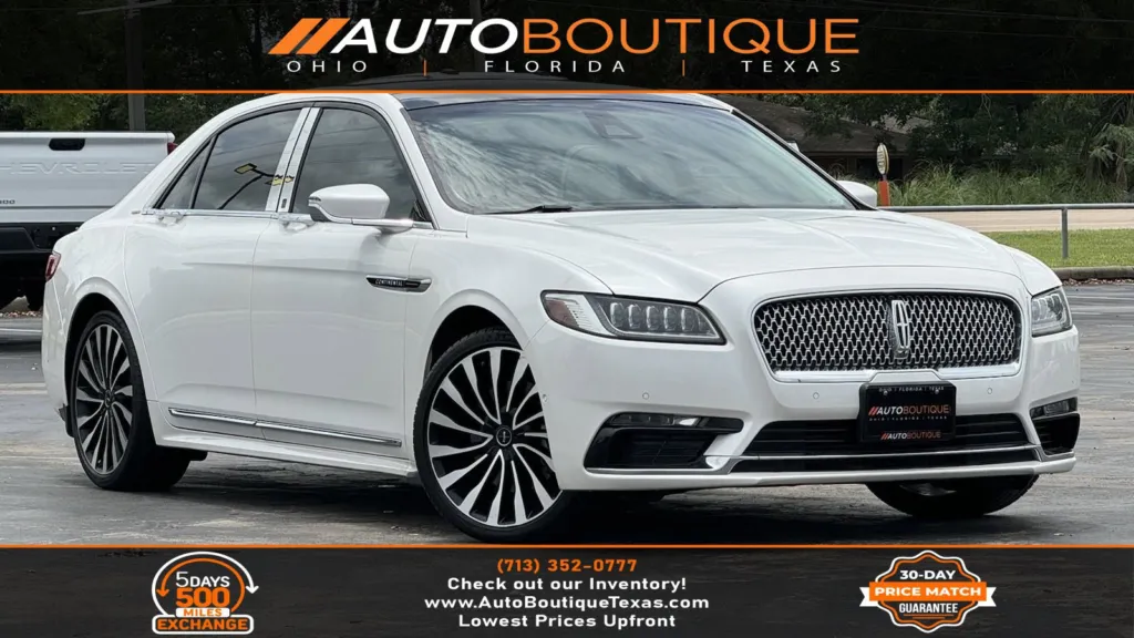 Used 2017 Lincoln Continental Black Label for sale in Alvin, TX VIN