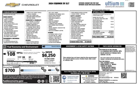 Photos of 2024 Chevrolet Equinox EV LT for sale in Alvin, TX at Auto Boutique Texas