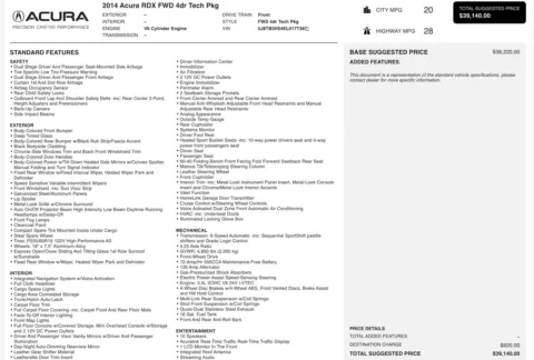Photos of 2014 Acura RDX Tech Pkg for sale in Alvin, TX at Auto Boutique Texas