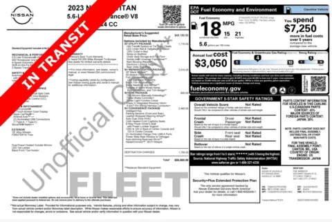 Photos of 2023 Nissan Titan SV for sale in Alvin, TX at Auto Boutique Texas