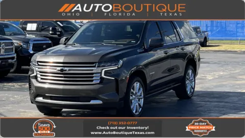 Gray 2021 Chevrolet Tahoe High Country for sale in Alvin, TX