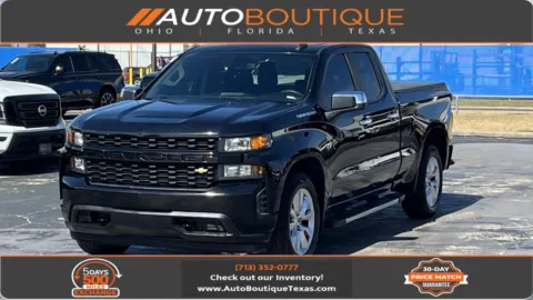 Black 2019 Chevrolet Silverado 1500 Custom for sale in Alvin, TX
