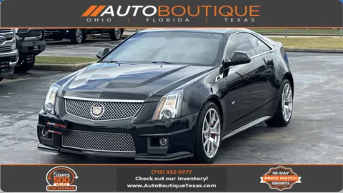 Black 2014 Cadillac CTS-V Coupe for sale in Alvin, TX