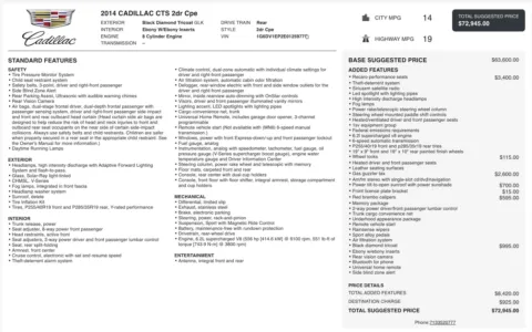 Photos of 2014 Cadillac CTS-V Coupe for sale in Alvin, TX at Auto Boutique Texas