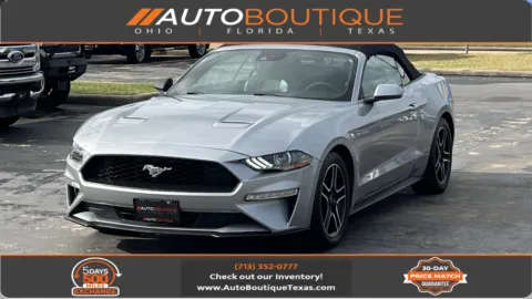 Silver 2022 Ford Mustang EcoBoost Premium for sale in Alvin, TX