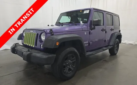 Purple 2017 Jeep Wrangler Unlimited Sport for sale in Alvin, TX