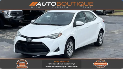 White 2019 Toyota Corolla LE for sale in Alvin, TX