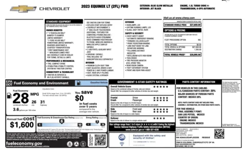 Photos of 2023 Chevrolet Equinox LT for sale in Alvin, TX at Auto Boutique Texas