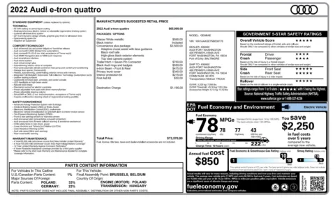 Photos of 2022 Audi e-tron Premium for sale in Alvin, TX at Auto Boutique Texas