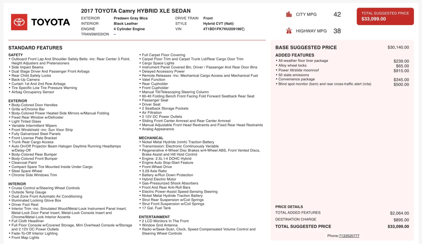 Toyota Camry photo 12