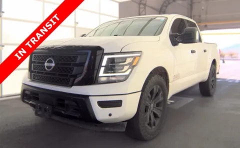 White 2023 Nissan Titan SV for sale in Alvin, TX