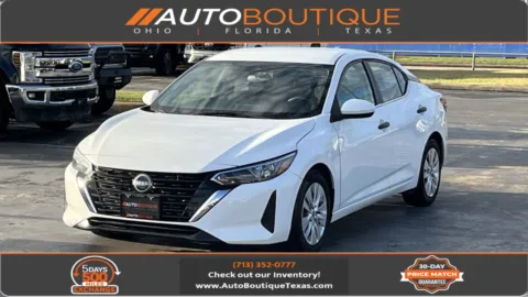 White 2024 Nissan Sentra S for sale in Alvin, TX