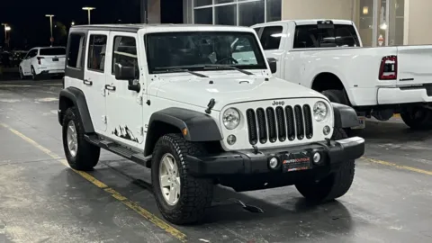 White 2017 Jeep Wrangler Unlimited Sport for sale in Alvin, TX