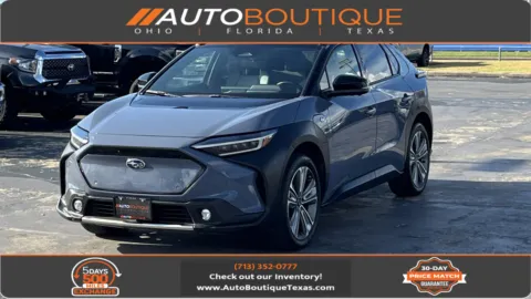 Gray 2023 Subaru Solterra Touring for sale in Alvin, TX