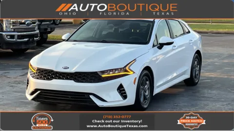 White 2021 Kia K5 LXS for sale in Alvin, TX