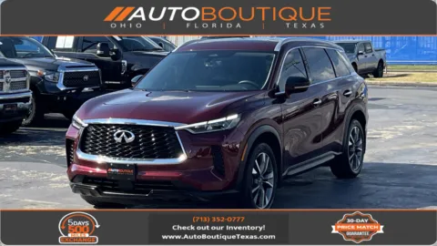Red 2023 INFINITI QX60 LUXE for sale in Alvin, TX