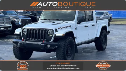 White 2021 Jeep Gladiator Rubicon for sale in Alvin, TX