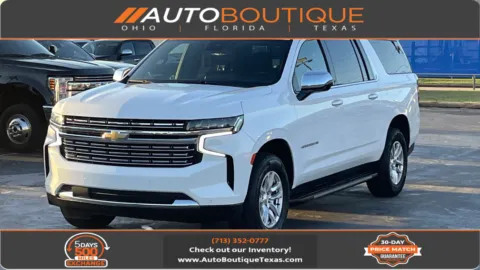 White 2023 Chevrolet Suburban Premier for sale in Alvin, TX