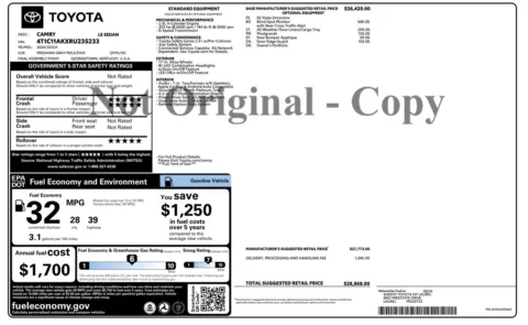 Photos of 2024 Toyota Camry LE for sale in Alvin, TX at Auto Boutique Texas