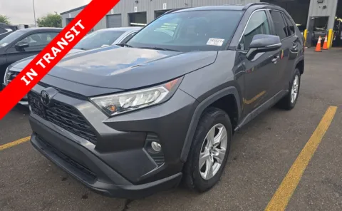 Gray 2021 Toyota RAV4 XLE for sale in Alvin, TX