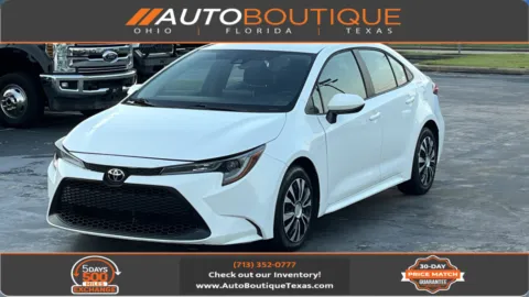 White 2021 Toyota Corolla LE for sale in Alvin, TX