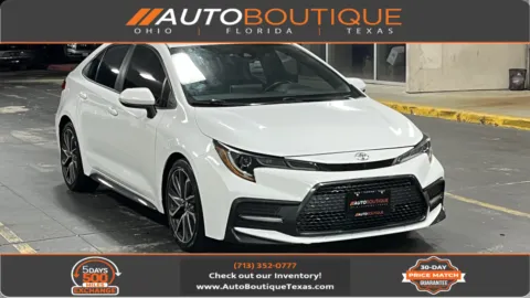 White 2020 Toyota Corolla SE for sale in Alvin, TX