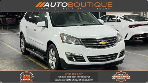 White 2017 Chevrolet Traverse Premier for sale in Alvin, TX