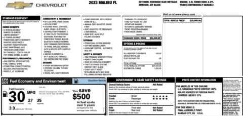 Photos of 2023 Chevrolet Malibu LS for sale in Alvin, TX at Auto Boutique Texas