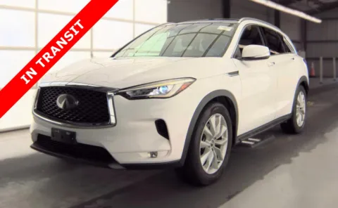 White 2019 INFINITI QX50 LUXE for sale in Alvin, TX