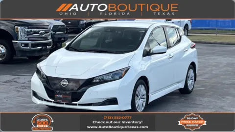 White 2025 Nissan LEAF S for sale in Alvin, TX