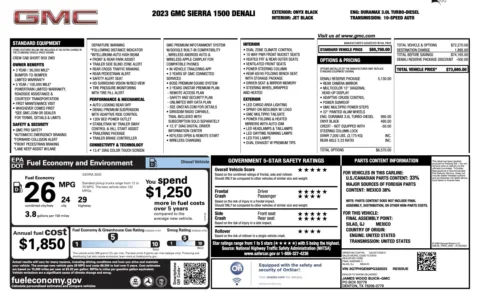 Photos of 2023 GMC Sierra 1500 Denali for sale in Alvin, TX at Auto Boutique Texas