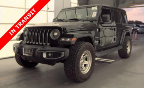 Black 2020 Jeep Wrangler Unlimited Sahara for sale in Alvin, TX