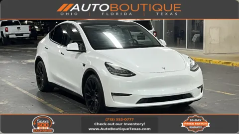 White 2021 Tesla Model Y Long Range for sale in Alvin, TX