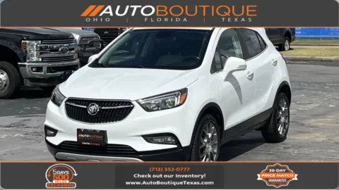 White 2018 Buick Encore Sport Touring for sale in Alvin, TX
