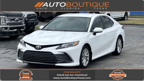 White 2022 Toyota Camry LE for sale in Alvin, TX