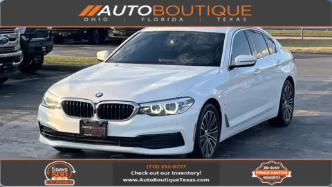 White 2019 BMW 5 Series 530e iPerformance for sale in Alvin, TX