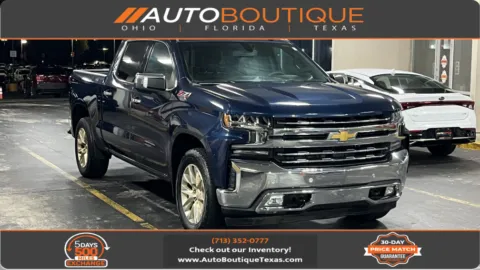 Blue 2022 Chevrolet Silverado 1500 LTD LTZ for sale in Alvin, TX