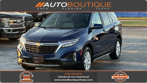 Blue 2022 Chevrolet Equinox LT for sale in Alvin, TX