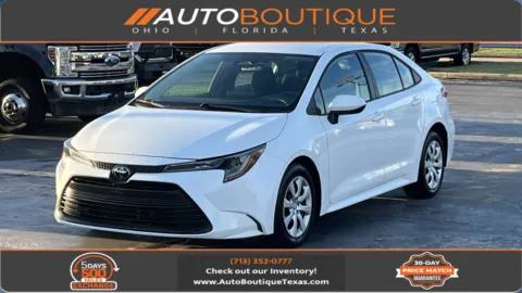 White 2024 Toyota Corolla LE for sale in Alvin, TX