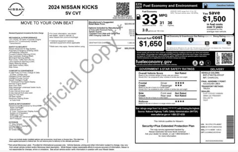 Photos of 2024 Nissan Kicks SV for sale in Alvin, TX at Auto Boutique Texas