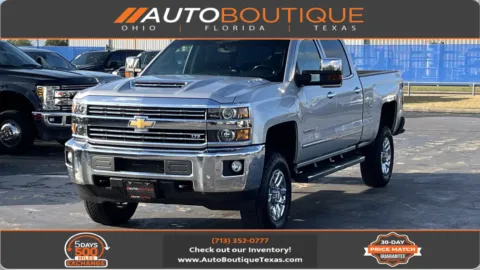Silver 2017 Chevrolet Silverado 2500 HD LTZ for sale in Alvin, TX