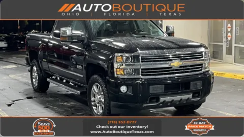 Black 2016 Chevrolet Silverado 2500 HD High Country for sale in Alvin, TX