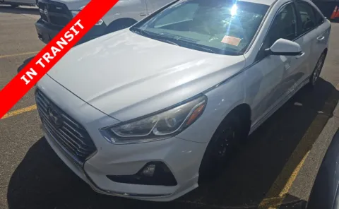 White 2019 Hyundai Sonata SE for sale in Alvin, TX