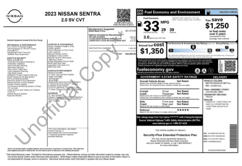 Photos of 2023 Nissan Sentra SV for sale in Alvin, TX at Auto Boutique Texas
